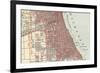 Map of the Southside of Chicago (C. 1900), Maps-Encyclopaedia Britannica-Framed Premium Giclee Print