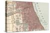 Map of the Southside of Chicago (C. 1900), Maps-Encyclopaedia Britannica-Stretched Canvas