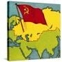 Map of the Soviet Union, or Ussr-Escott-Stretched Canvas
