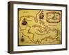 Map of the Spanish Main-null-Framed Giclee Print