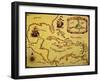 Map of the Spanish Main-null-Framed Giclee Print