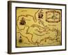 Map of the Spanish Main-null-Framed Giclee Print