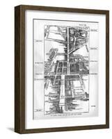 Map of the St. James's and Bond Street Areas of London-null-Framed Photographic Print