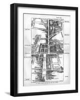 Map of the St. James's and Bond Street Areas of London-null-Framed Photographic Print