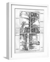 Map of the St. James's and Bond Street Areas of London-null-Framed Photographic Print