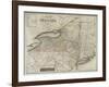 Map of the state of New-York and the surrounding country by David H. Burr, 1839-null-Framed Giclee Print