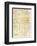 Map of The States of Kansas and Texas and Indian Territory, c.1867-null-Framed Art Print