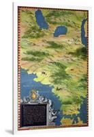 Map of the Strait of Magellan-Stefano Bonsignori-Framed Giclee Print