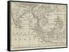 Map of the Strait of Malacca-John Dower-Framed Stretched Canvas