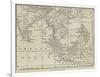 Map of the Strait of Malacca-John Dower-Framed Giclee Print