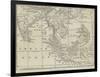 Map of the Strait of Malacca-John Dower-Framed Giclee Print