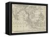 Map of the Strait of Malacca-John Dower-Framed Stretched Canvas