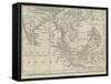 Map of the Strait of Malacca-John Dower-Framed Stretched Canvas