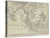 Map of the Strait of Malacca-John Dower-Stretched Canvas