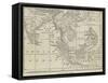 Map of the Strait of Malacca-John Dower-Framed Stretched Canvas