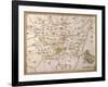 Map of the Territory of Crema, Italy-null-Framed Giclee Print