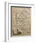 Map of the Territory of Crema, Italy-null-Framed Giclee Print