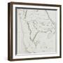 Map of the Territory West of the Rocky Mountains, 1837-B.S. Bonneville-Framed Giclee Print