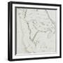 Map of the Territory West of the Rocky Mountains, 1837-B.S. Bonneville-Framed Giclee Print