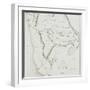 Map of the Territory West of the Rocky Mountains, 1837-B.S. Bonneville-Framed Giclee Print