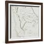 Map of the Territory West of the Rocky Mountains, 1837-B.S. Bonneville-Framed Giclee Print