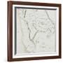 Map of the Territory West of the Rocky Mountains, 1837-B.S. Bonneville-Framed Giclee Print