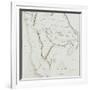 Map of the Territory West of the Rocky Mountains, 1837-B.S. Bonneville-Framed Giclee Print