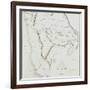 Map of the Territory West of the Rocky Mountains, 1837-B.S. Bonneville-Framed Giclee Print