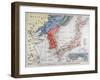 Map of the Theatre of the Russo-Japanese War, 1904-A Meunier-Framed Giclee Print