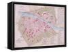 Map of the Town of Florence, 1812-null-Framed Stretched Canvas