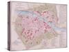 Map of the Town of Florence, 1812-null-Stretched Canvas