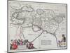 Map of the Travels of Alexander the Great-Willem And Joan Blaeu-Mounted Giclee Print