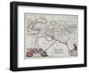 Map of the Travels of Alexander the Great-Willem And Joan Blaeu-Framed Giclee Print