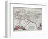 Map of the Travels of Alexander the Great-Willem And Joan Blaeu-Framed Giclee Print