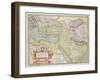 Map of the Turkish Empire, from the Mercator "Atlas" Published by Jodocus Hondius Amsterdam, 1606-null-Framed Giclee Print