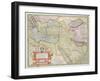Map of the Turkish Empire, from the Mercator "Atlas" Published by Jodocus Hondius Amsterdam, 1606-null-Framed Giclee Print