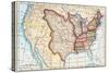 Map of the U.S. in 1803, Showing the Louisiana Purchase-null-Stretched Canvas