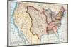 Map of the U.S. in 1803, Showing the Louisiana Purchase-null-Mounted Giclee Print