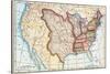 Map of the U.S. in 1803, Showing the Louisiana Purchase-null-Stretched Canvas