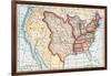 Map of the U.S. in 1803, Showing the Louisiana Purchase-null-Framed Giclee Print