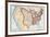 Map of the U.S. in 1803, Showing the Louisiana Purchase-null-Framed Giclee Print