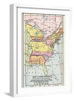 Map of the United States at the Close of the American Revolution, c.1783-null-Framed Giclee Print