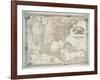 Map of the United States, British provinces, Mexico, West Indies and Central America, 1850-American School-Framed Giclee Print