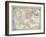 Map of the United States, British provinces, Mexico, West Indies and Central America, 1850-American School-Framed Giclee Print