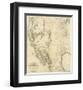 Map of the United States, c.1850-null-Framed Art Print