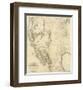 Map of the United States, c.1850-null-Framed Art Print