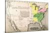 Map of the United States in 1803-null-Stretched Canvas