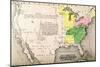 Map of the United States in 1803-null-Mounted Giclee Print