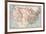 Map of the United States in 1830-null-Framed Giclee Print