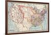 Map of the United States in 1830-null-Framed Giclee Print